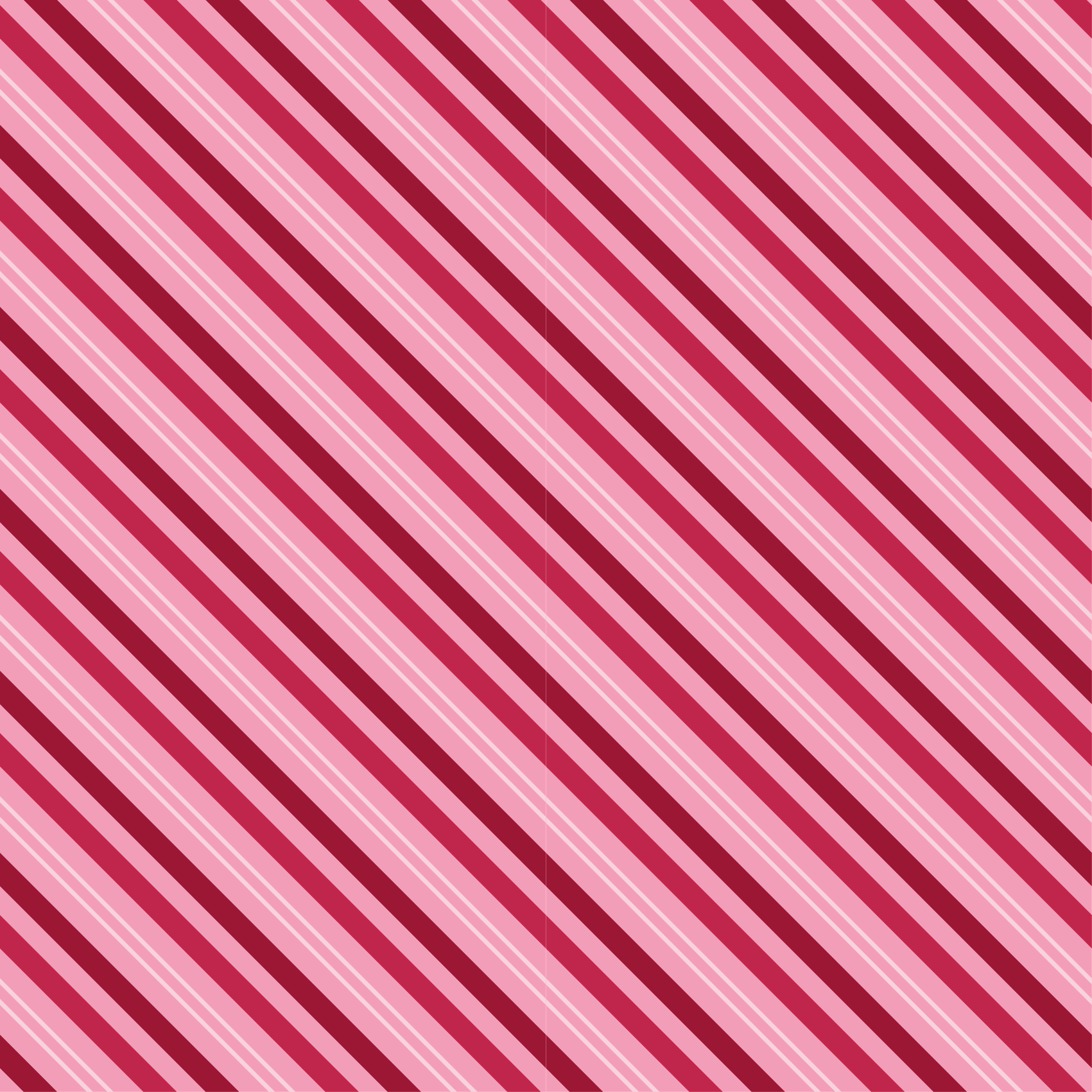 Striped vinyl rug with pink stripe pattern - TenStickers