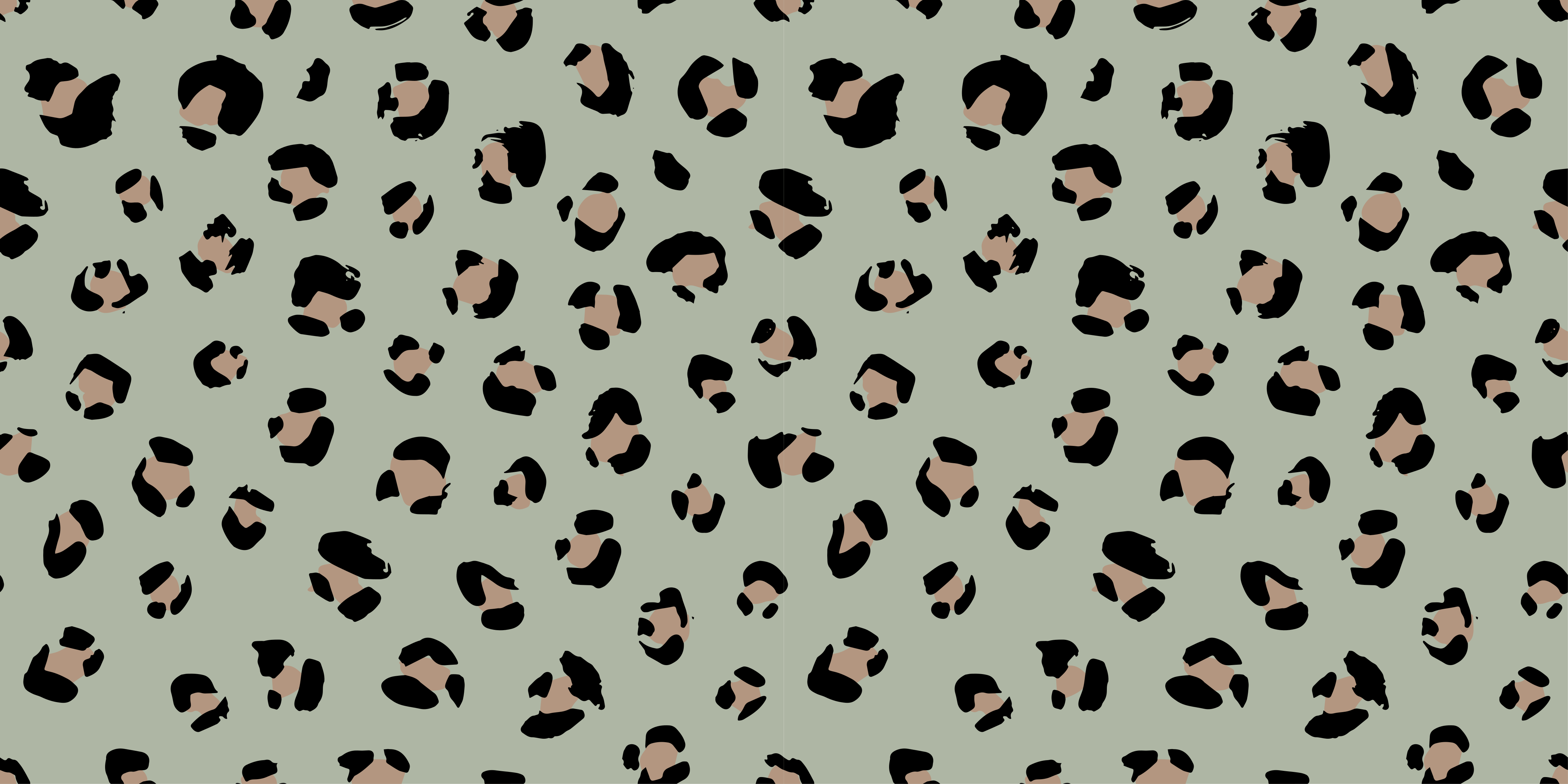 Animal print vinyl rug in leopard motif style - TenStickers