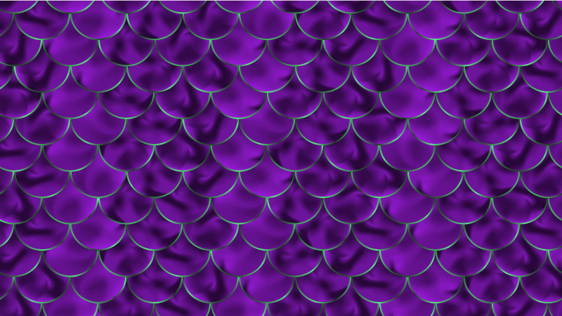 Purple pattern with scales animal print vinyl rug - TenStickers