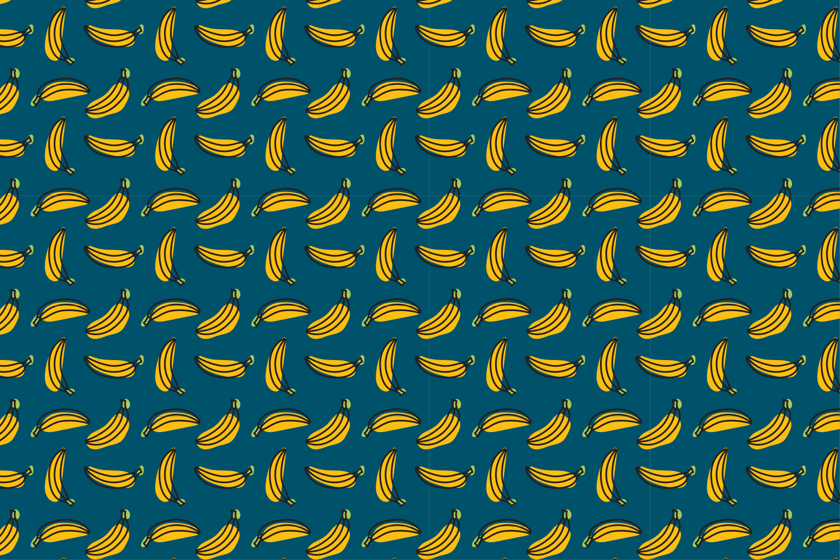 Banana Pattern textured vinyl rug - TenStickers