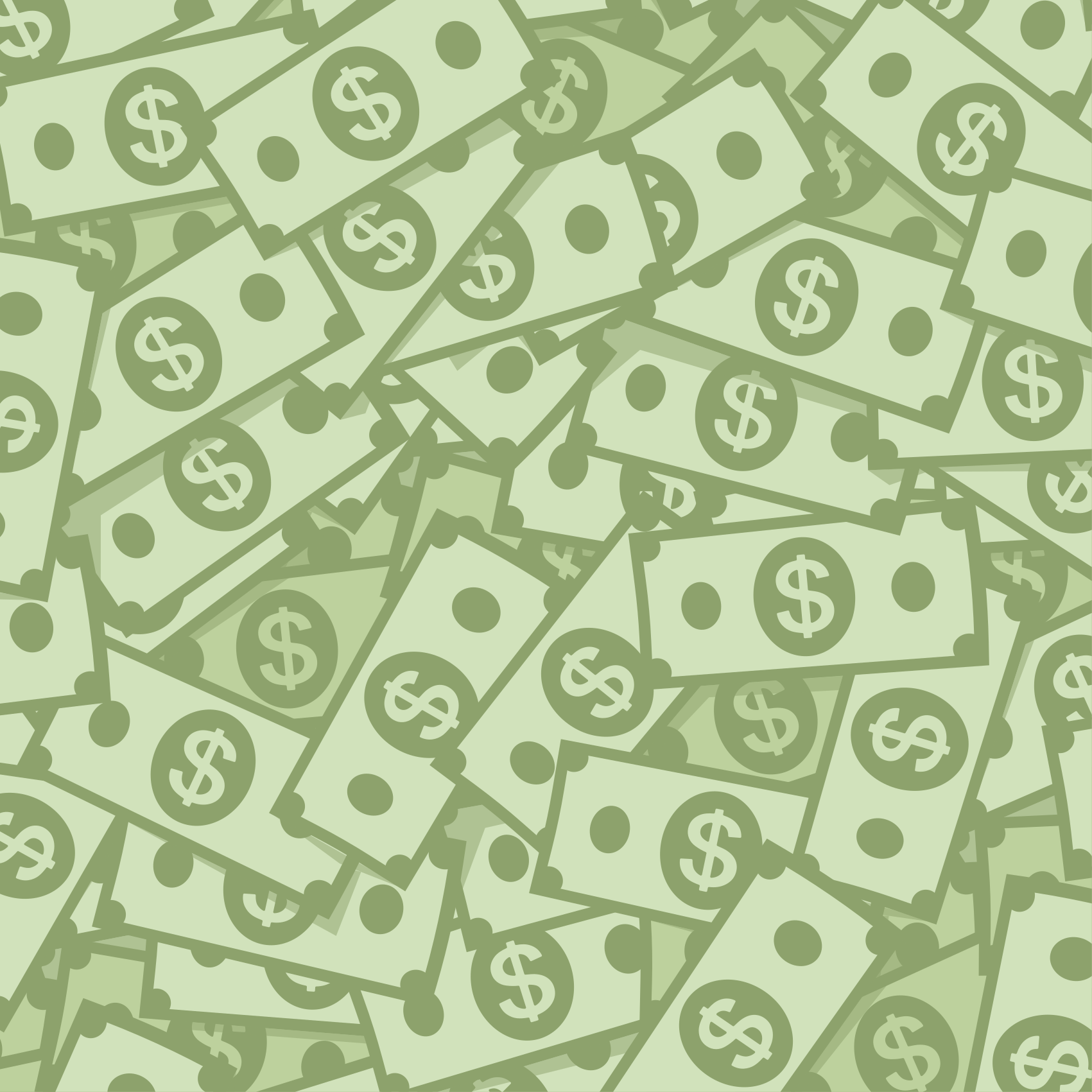 Money Pattern vintage vinyl rug - TenStickers