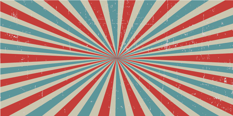 Radiant Starburst geometric vinyl rug - TenStickers