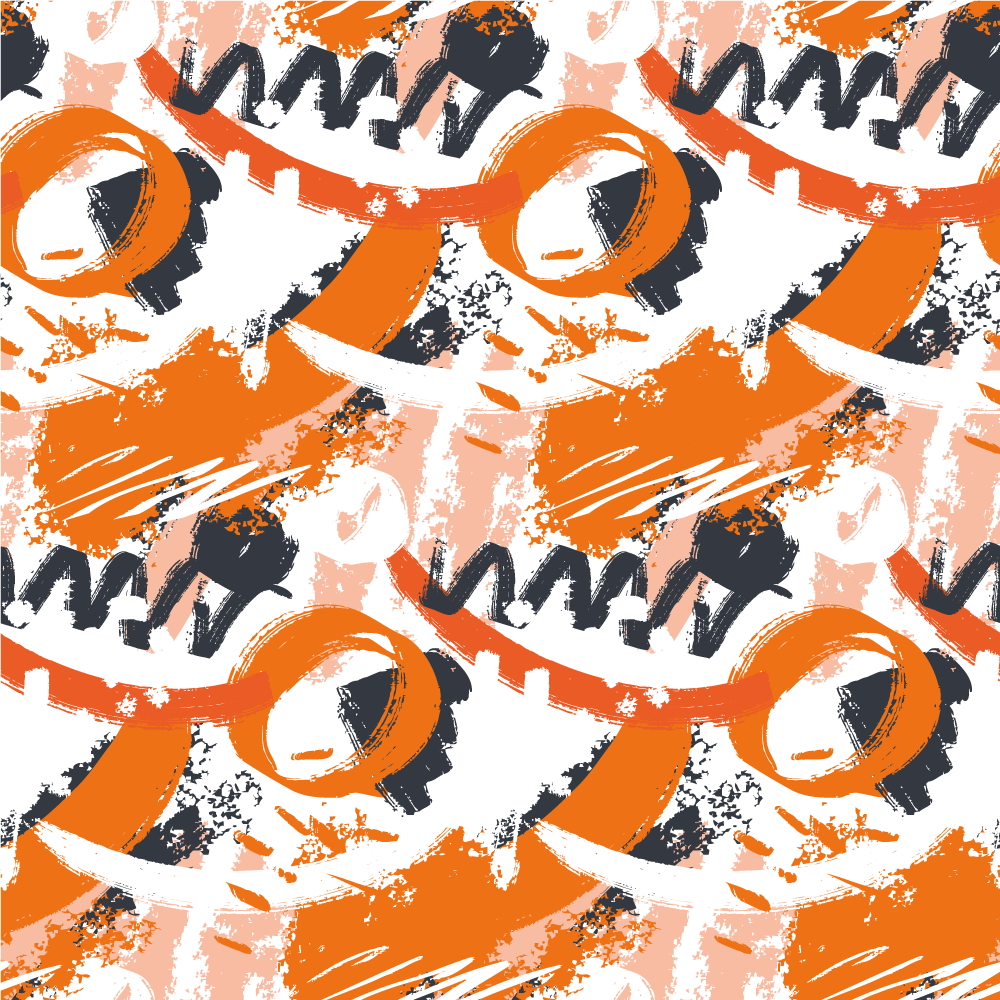 Abstract shapes burst modern vinyl rug - TenStickers