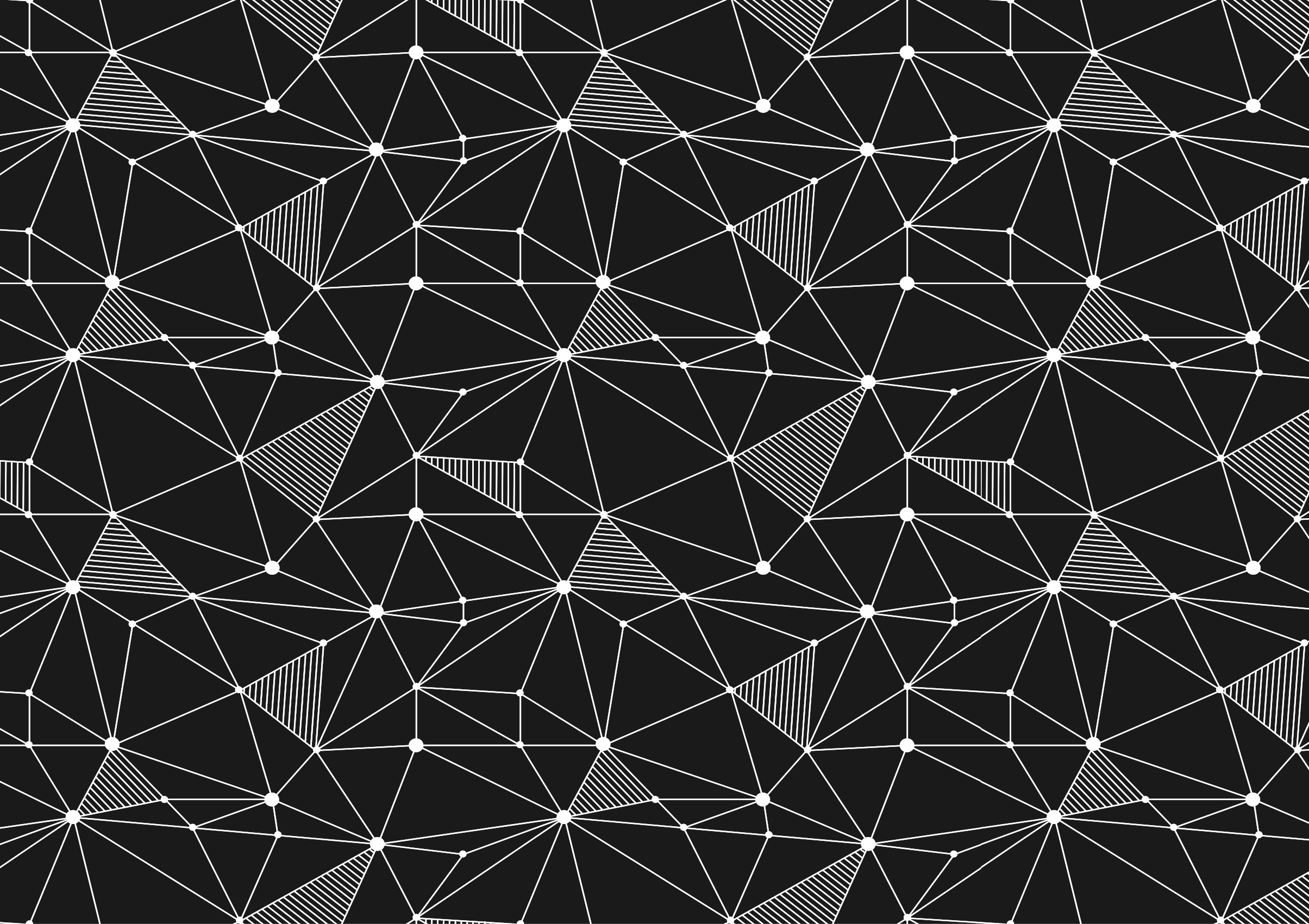 Geometric vinyl rug with striking shapes - TenStickers