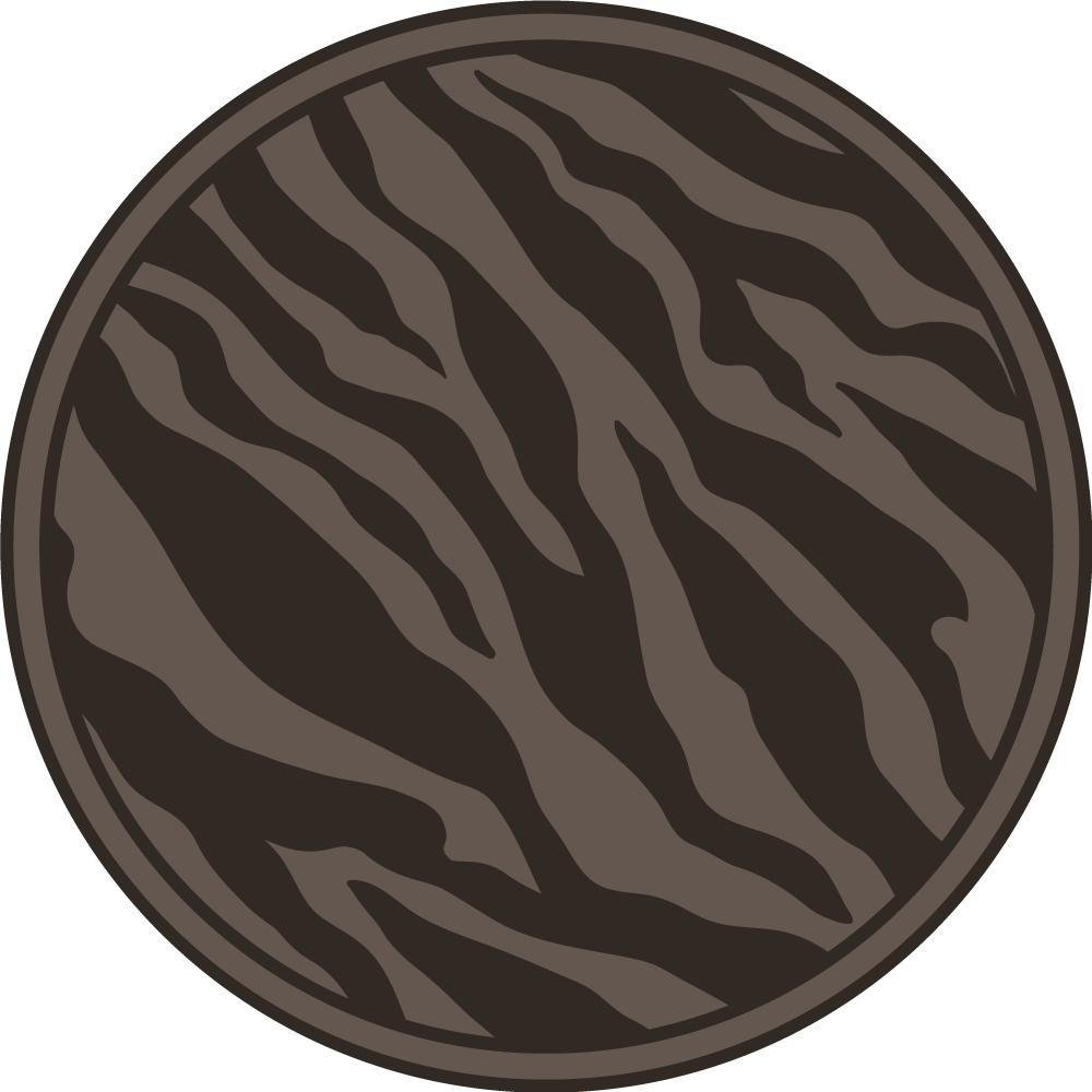 Elegant Zebra Pattern animal print vinyl rug - TenStickers