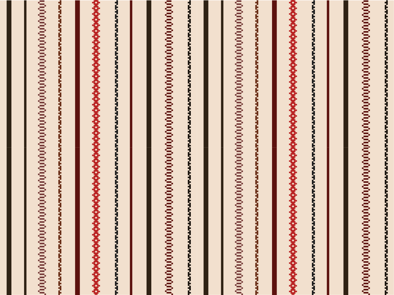 Stylish Striped Pattern ethnic vinyl rug - TenStickers