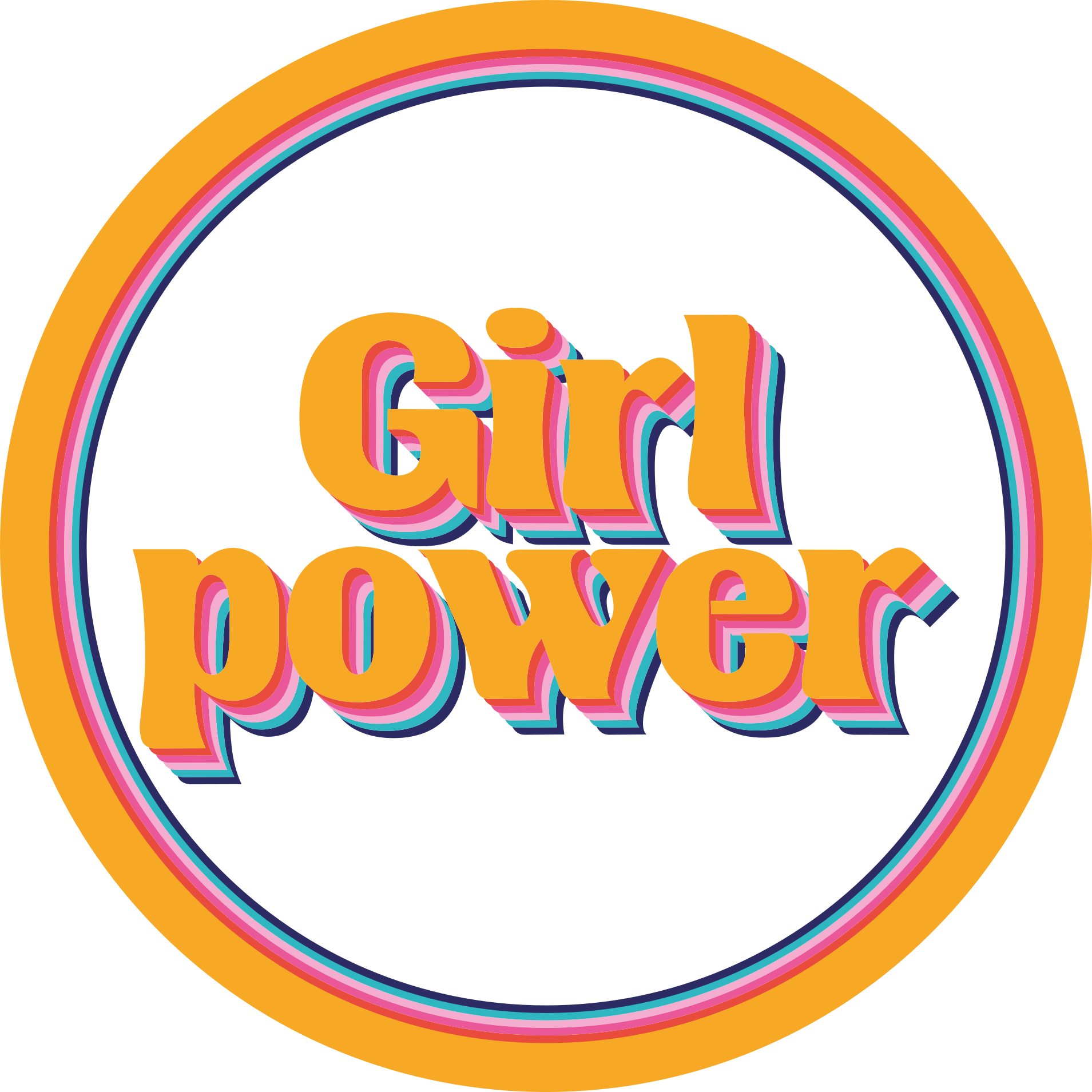 Custom rug for girl empowerment - TenStickers