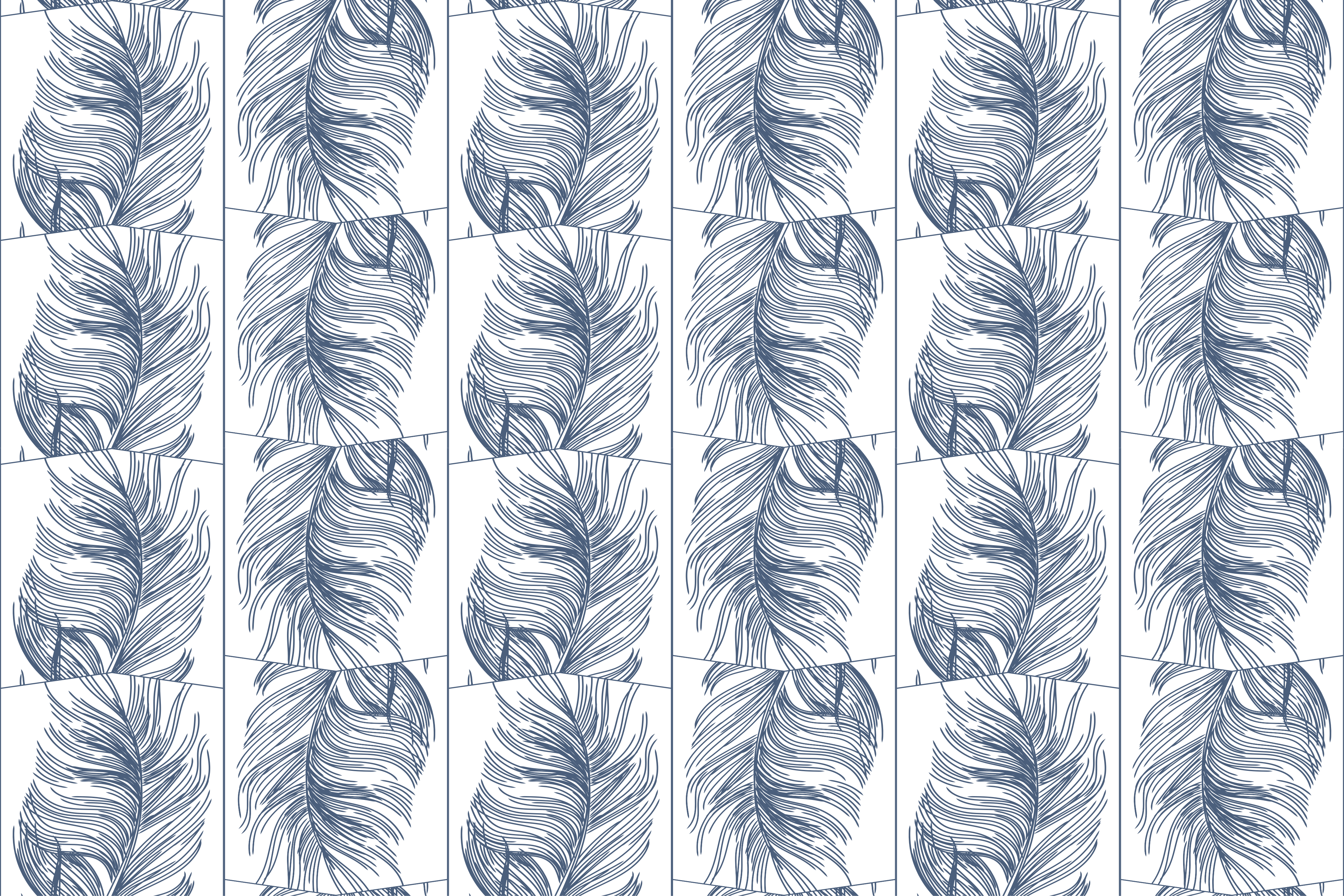 Graceful leaves nature vinyl rug - TenStickers