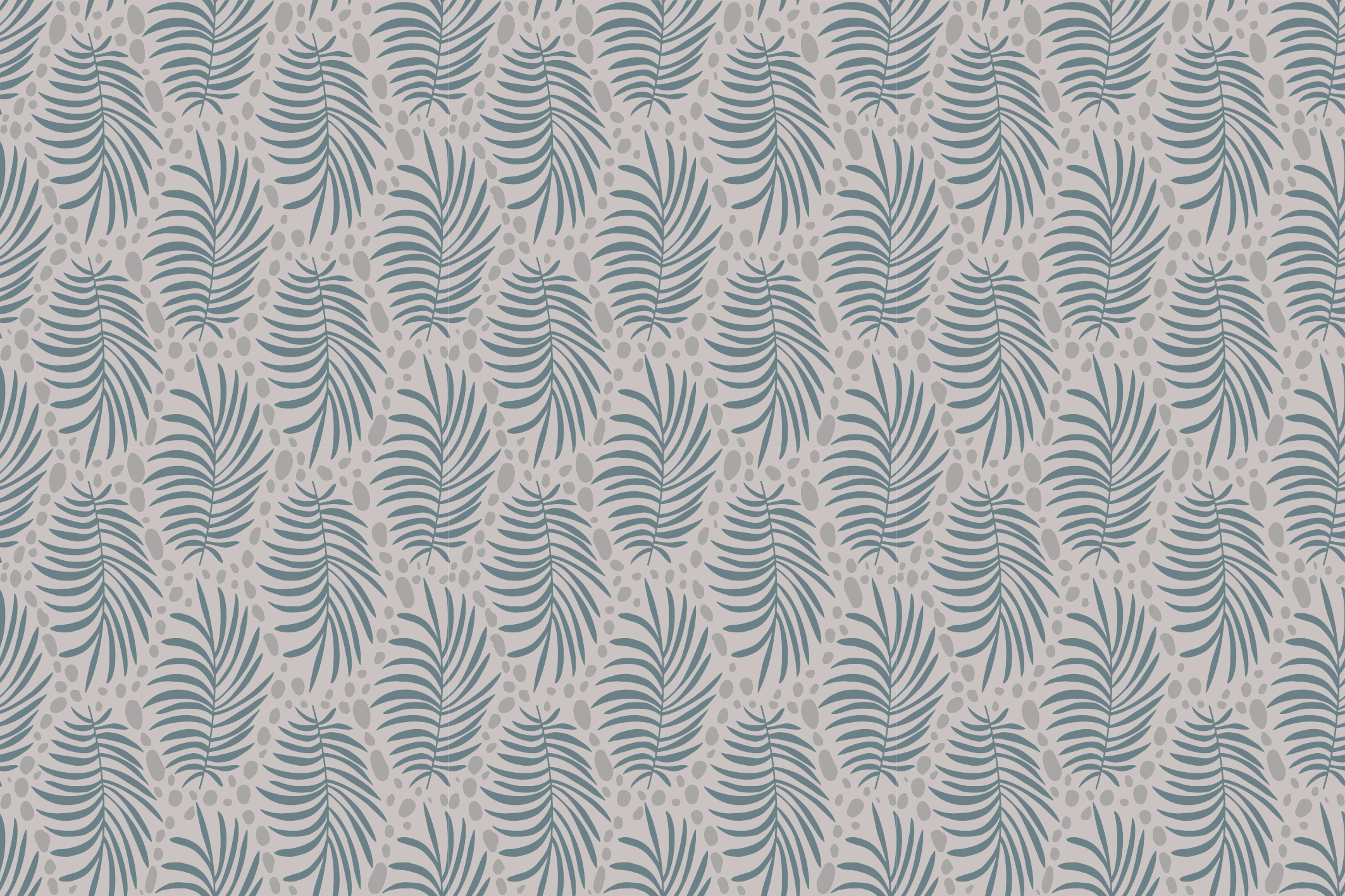 Leafy Green Motif nature vinyl rug - TenStickers