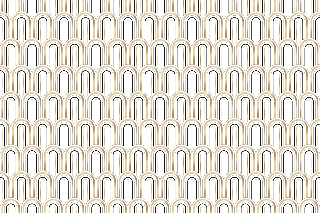 Arch Pattern Design geometric vinyl rug - TenStickers