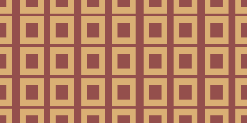 Squares pattern geometric vinyl rug - TenStickers