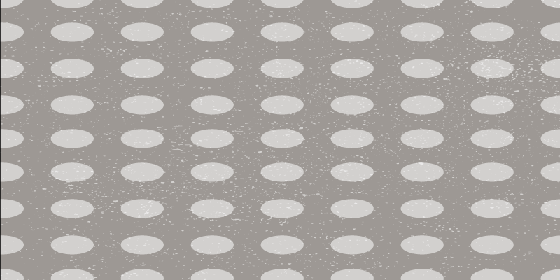 Polka dot pattern striped runner vinyl rug - TenStickers