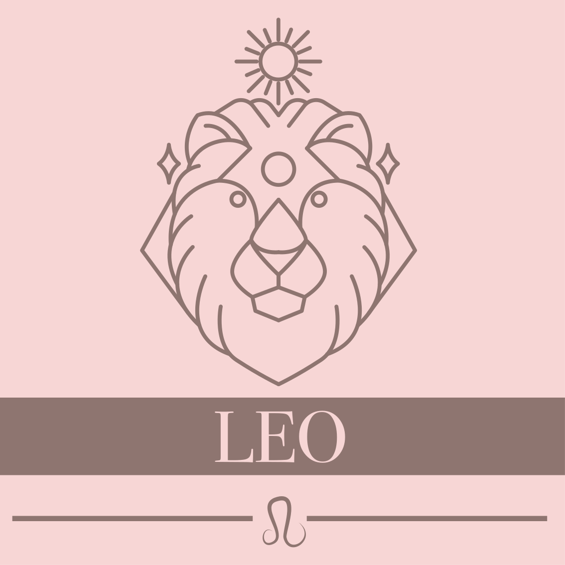 Leo Zodiac Sign custom floor mat - TenStickers