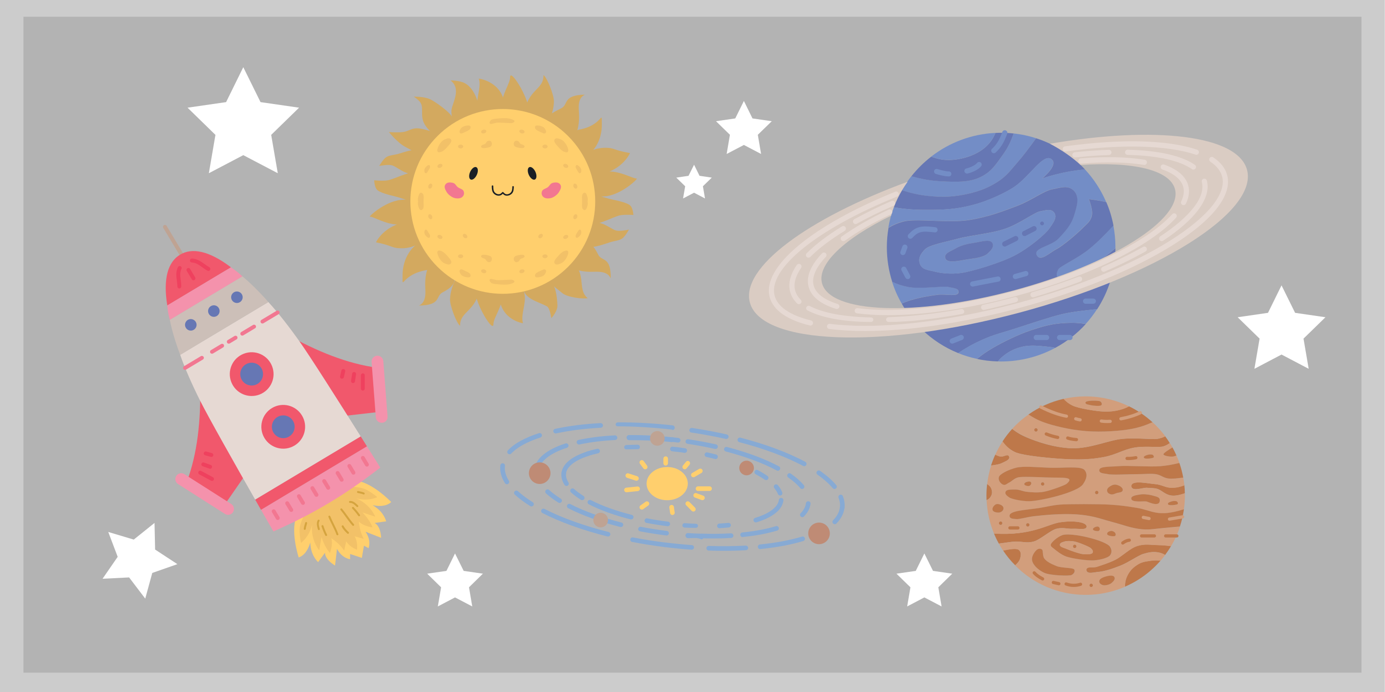 Space Adventure Theme playroom carpet - TenStickers