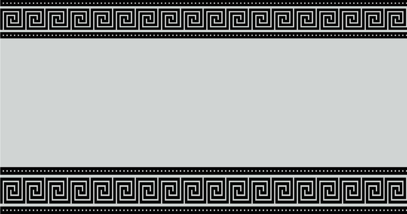 Greek Fret Border geometric rug - TenStickers