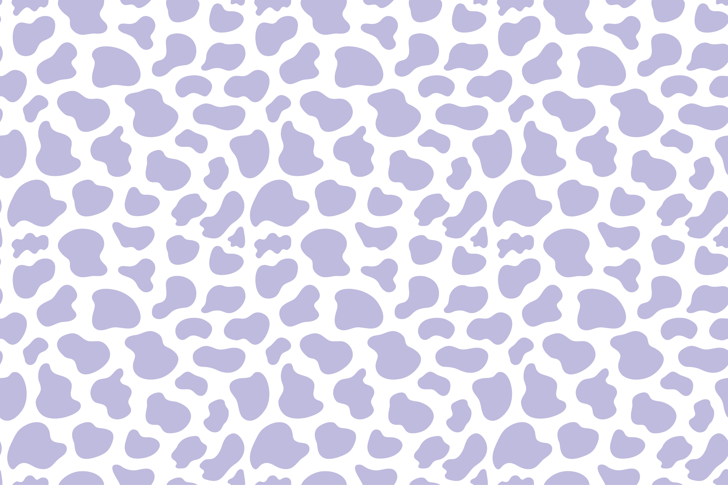 Lavender Leopard Spots animal print carpet - TenStickers