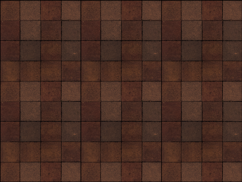 Earthy Tiled Surface tile vinyl rug - TenStickers