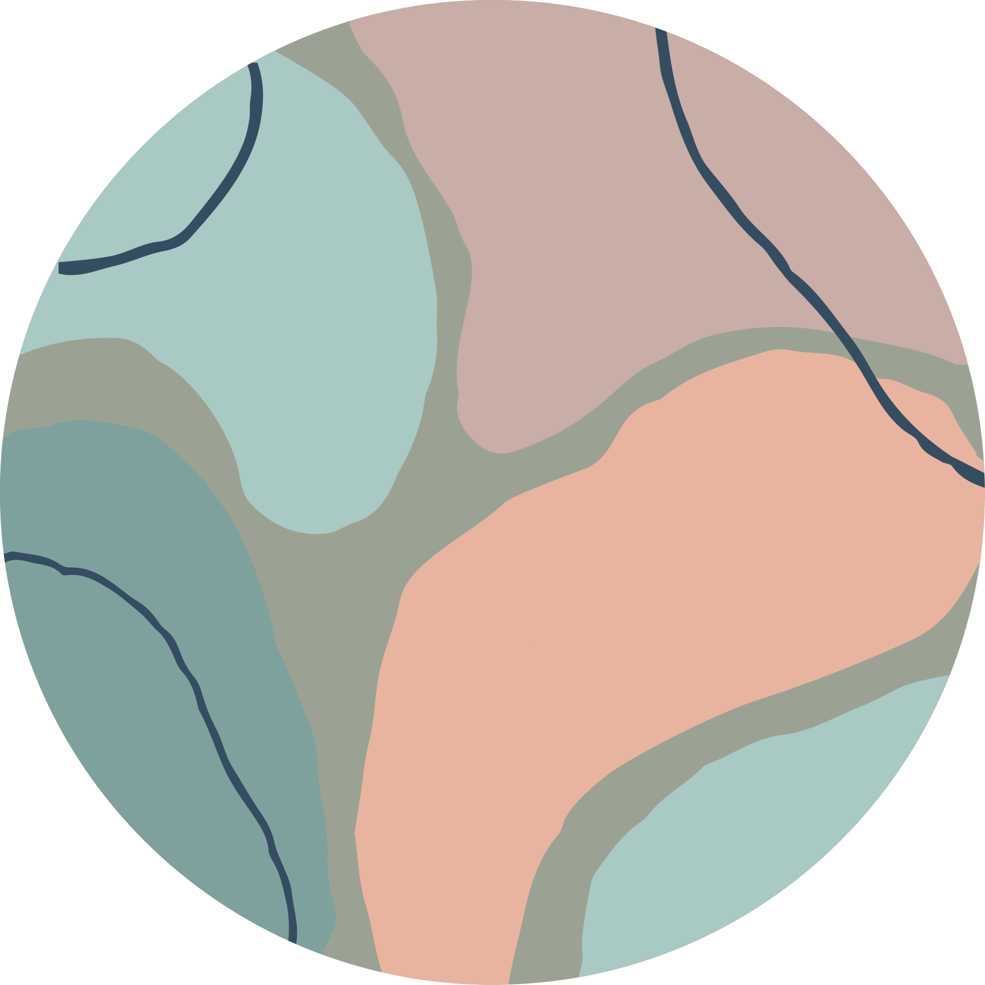 Abstract Geometric Shapes minimal rug - TenStickers