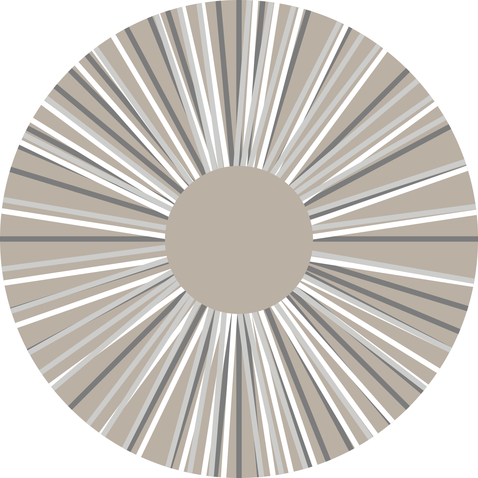 Geometric Circular Pattern Rug - TenStickers