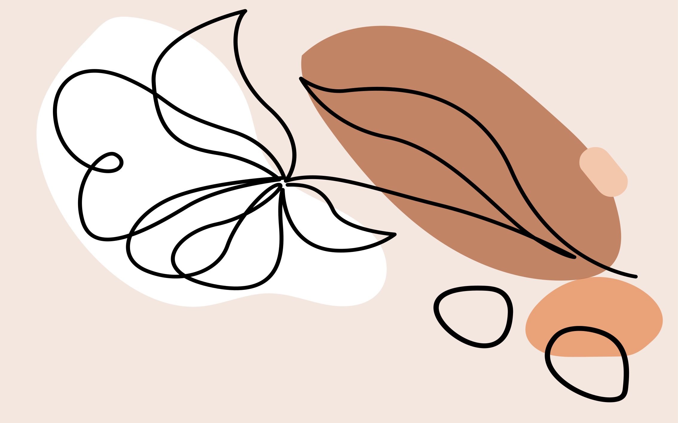 Floral vinyl rug with abstract floral design - TenStickers