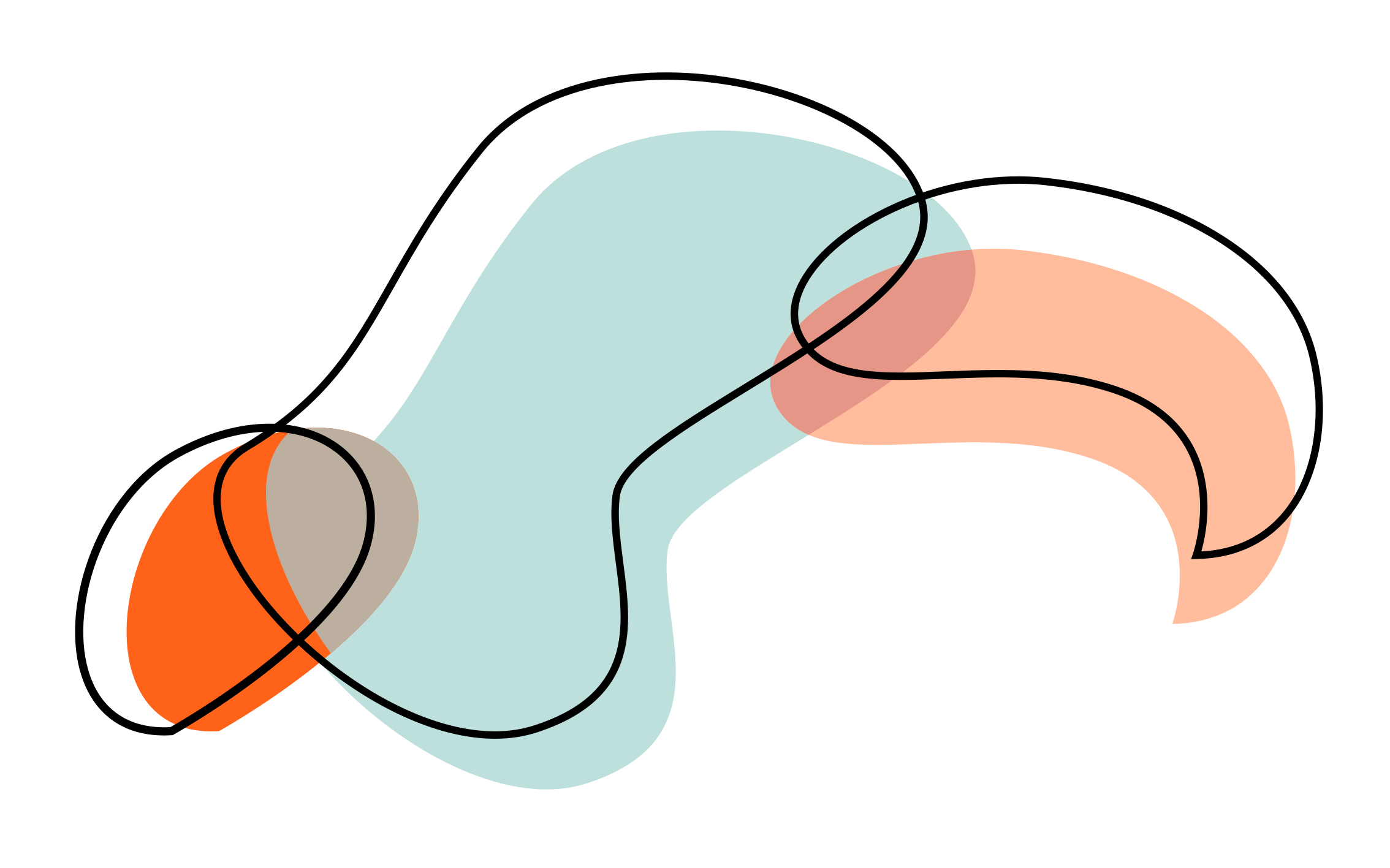 Abstract Geometric Shapes Overlay minimal rug - TenStickers