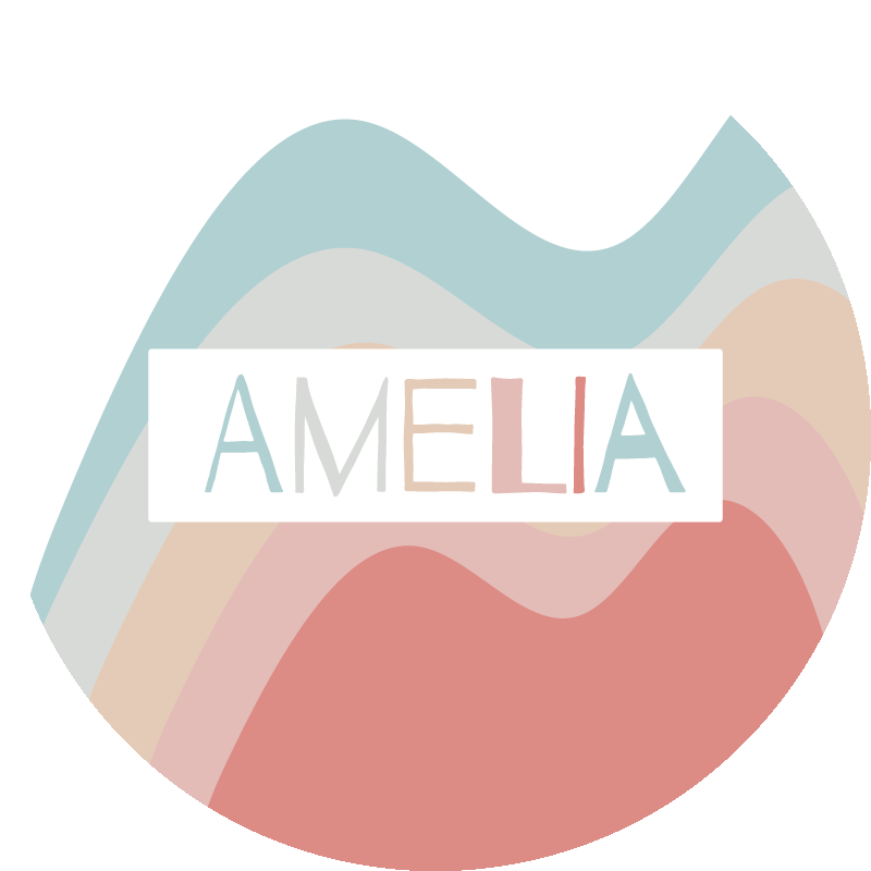 Custom Striped Name Design customised mats - TenStickers