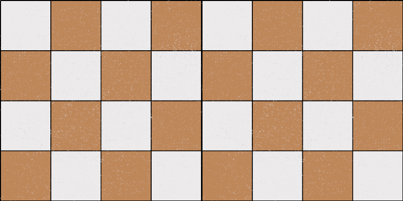 Checkerboard Pattern Decor Tile Carpet - TenStickers
