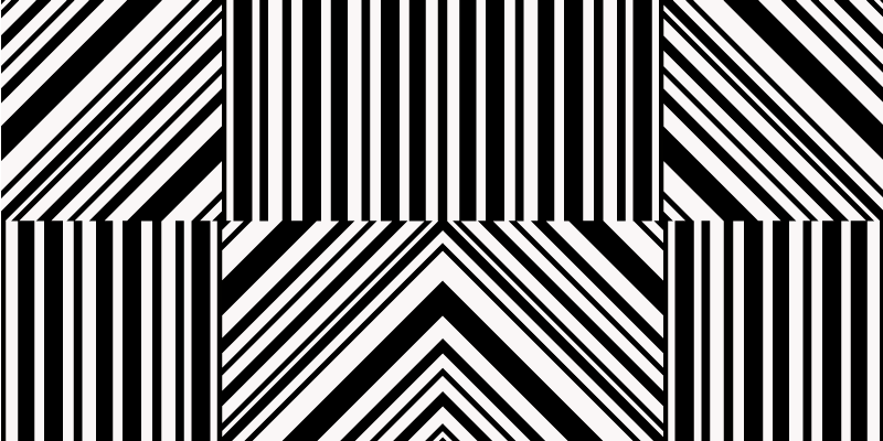 Bold Striped Pattern striped rug - TenStickers