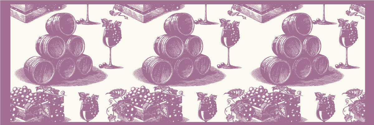 WIne Cellar Design Sketch Floor Rug - TenStickers