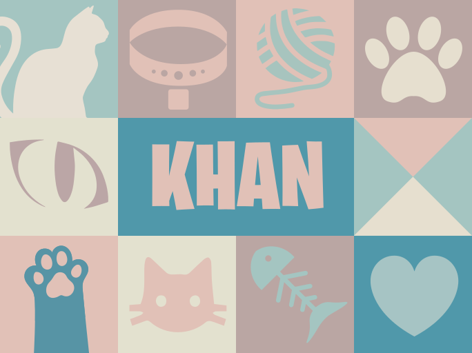 Cats personalized animal rug - TenStickers