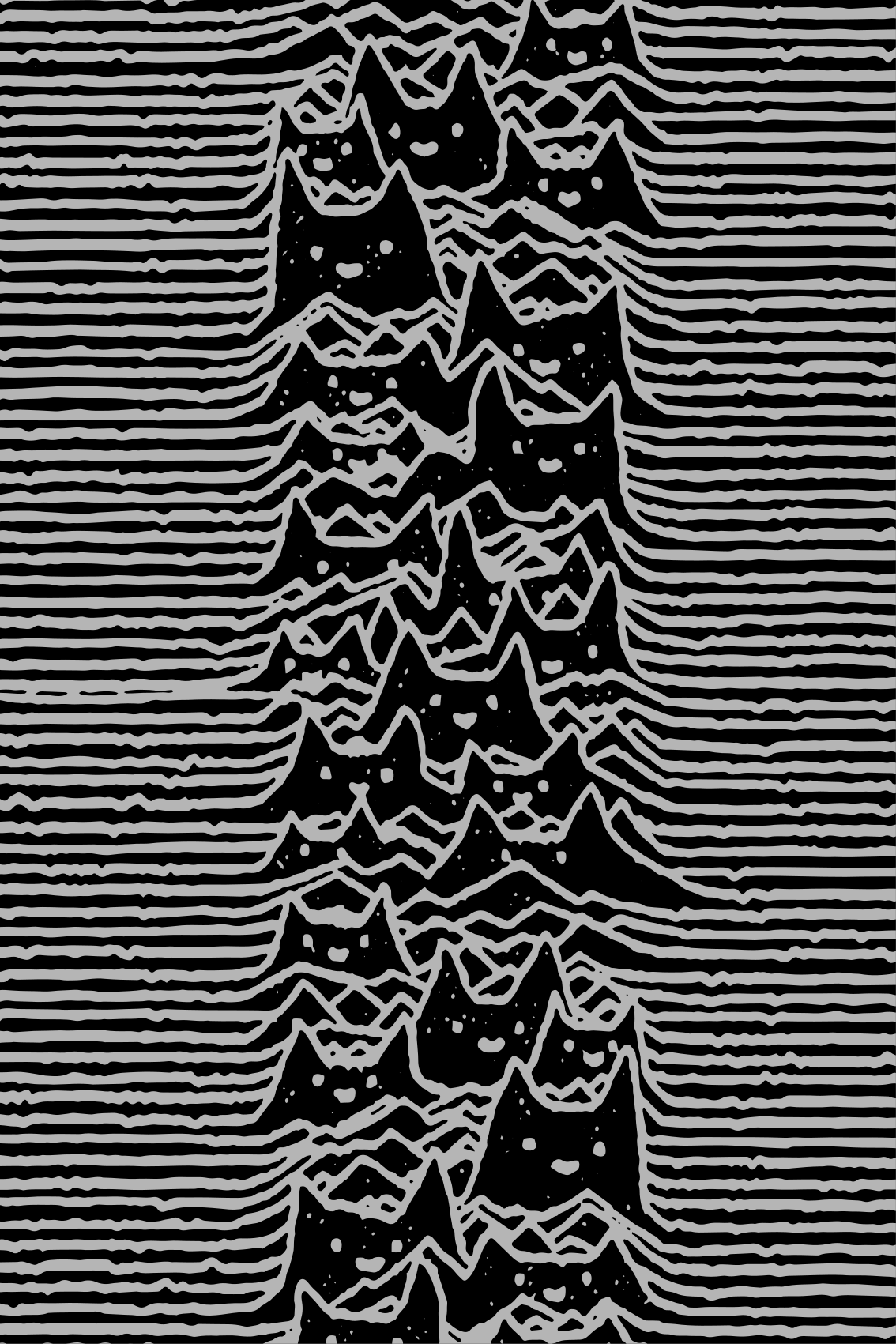 Pulsar cat vinyl floor  rug - TenStickers