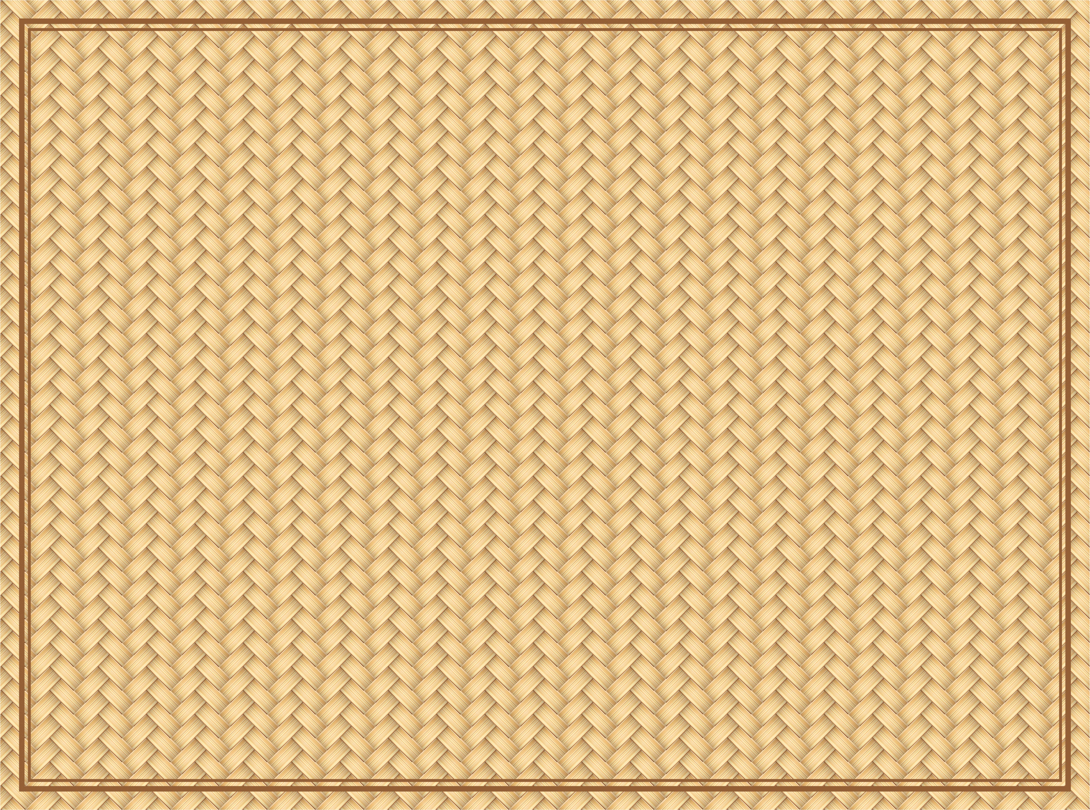 Wicker vintage floor vinyl rug - TenStickers