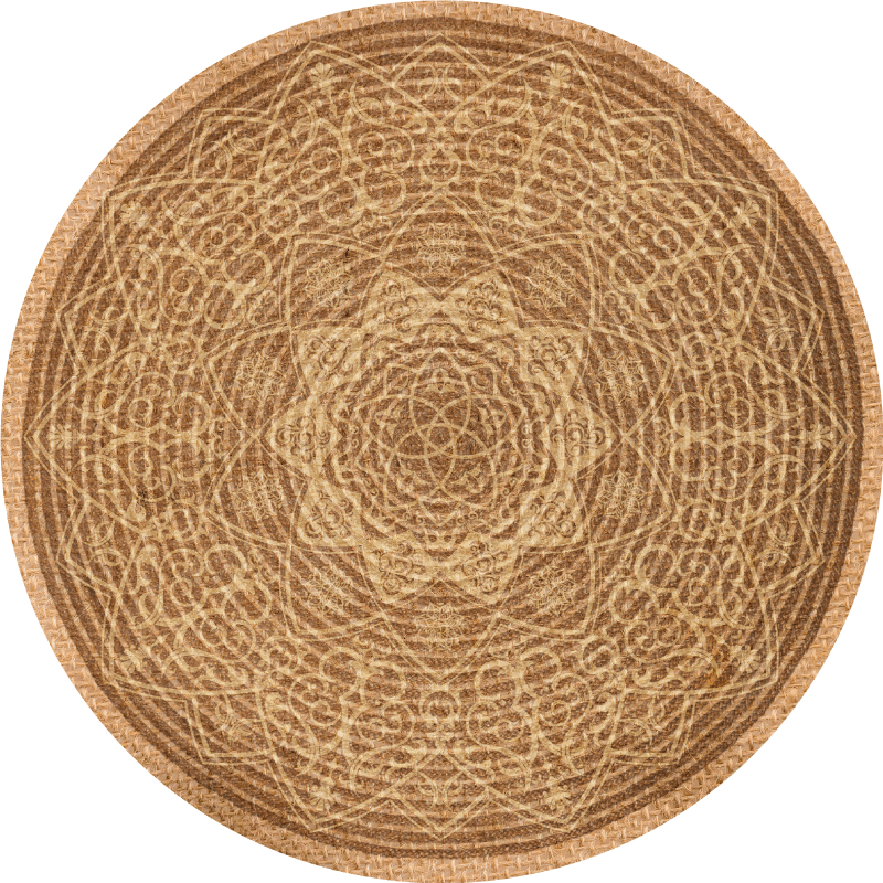 Woven Mandala  mandala rug - TenStickers