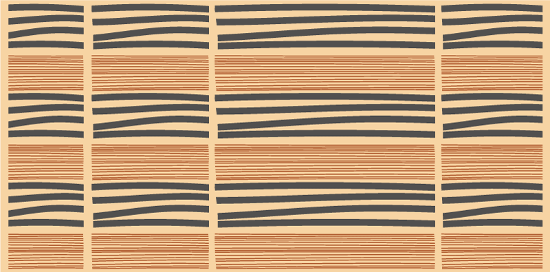 Boho Striped Pattern stripes carpet - TenStickers