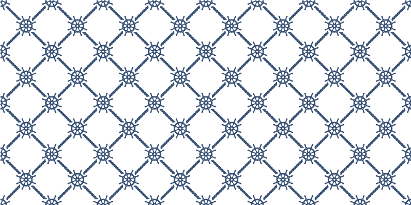 Marine Pattern kids vinyl rug - TenStickers