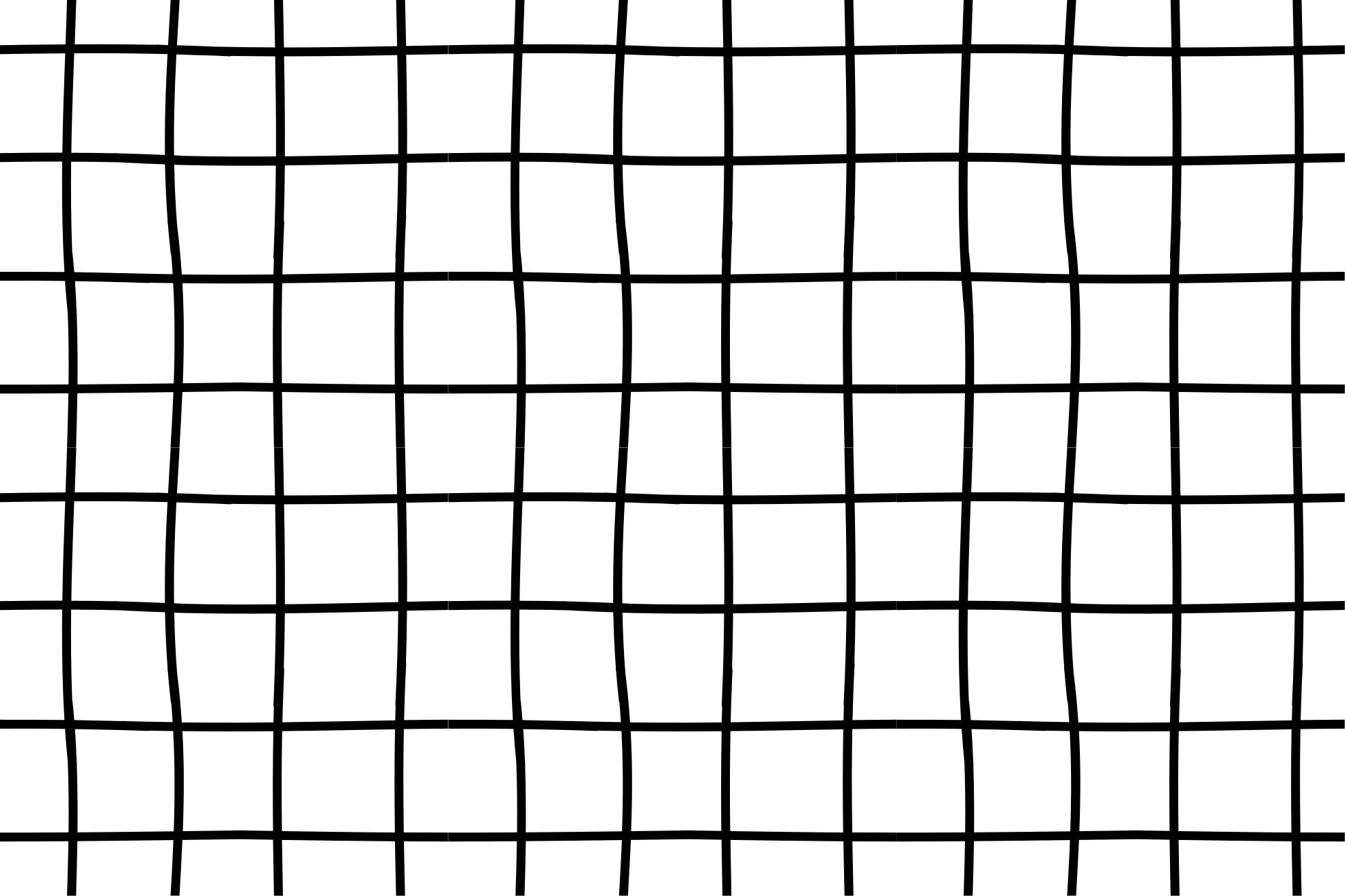 Hand drawing checkered stripes rug - TenStickers