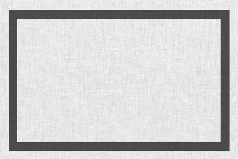 White and gray Teplon minimalist rug - TenStickers