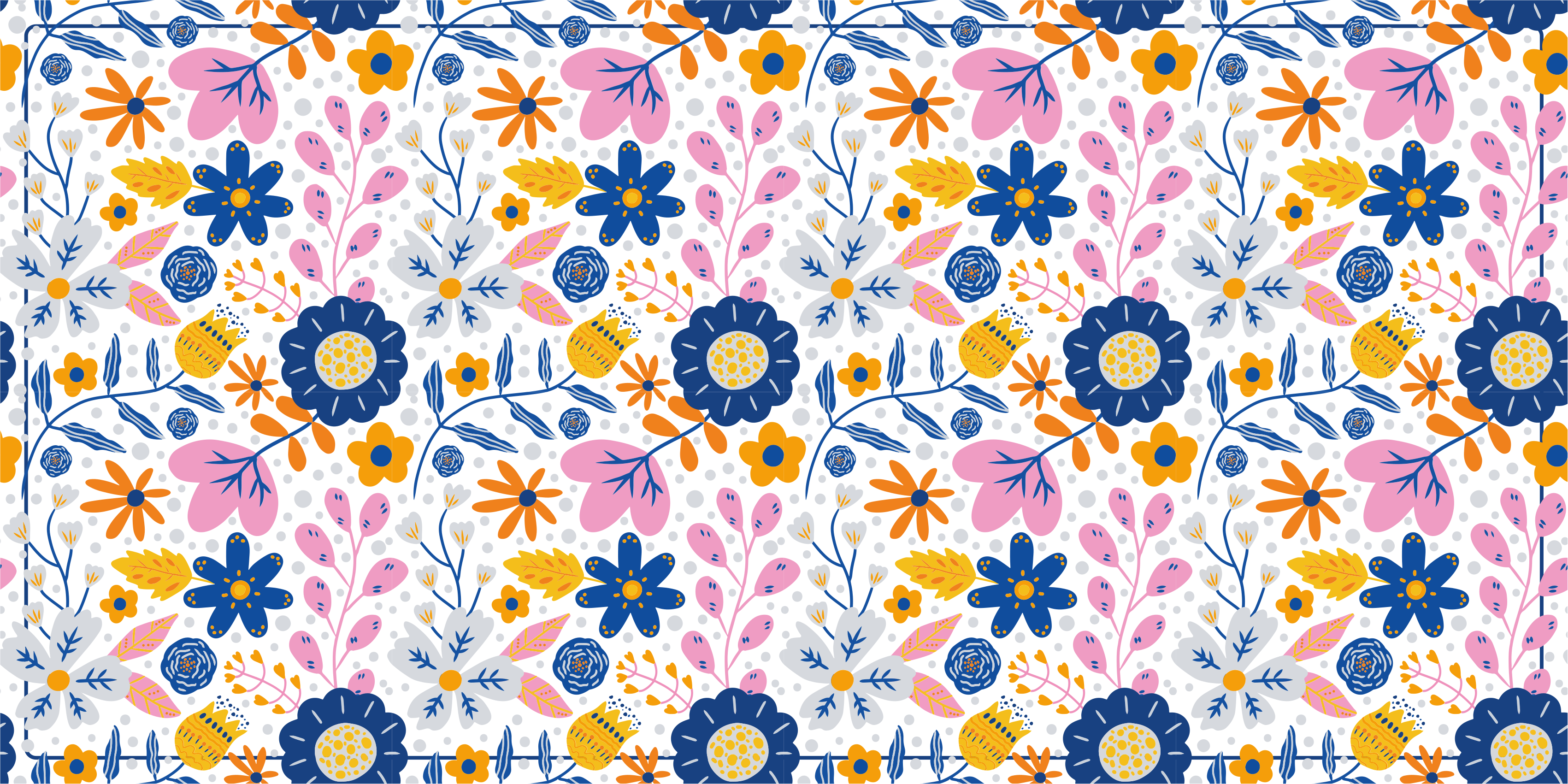 Flowery Springtime nature rug - TenStickers