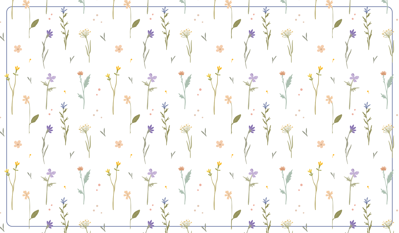 Small spring twigs dining room vinyl rug - TenStickers