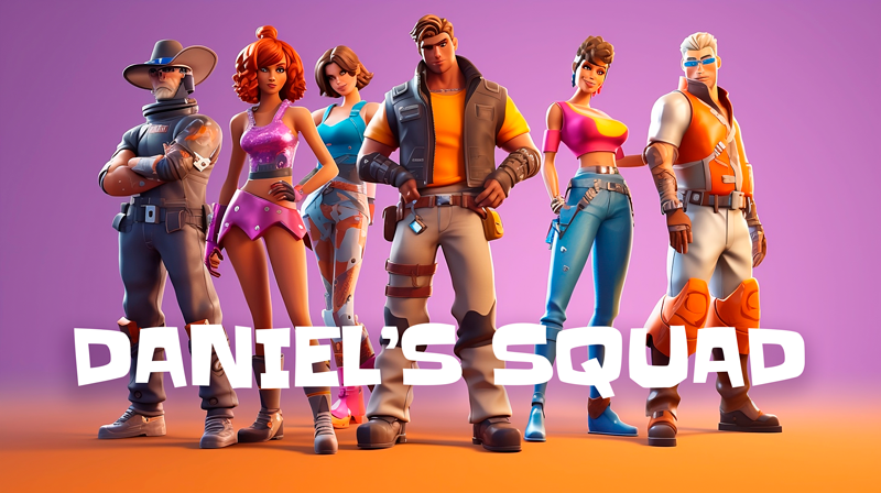 Gang of characters bedroom rug - TenStickers