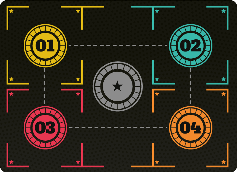 Basketball training rectangular rug - TenStickers