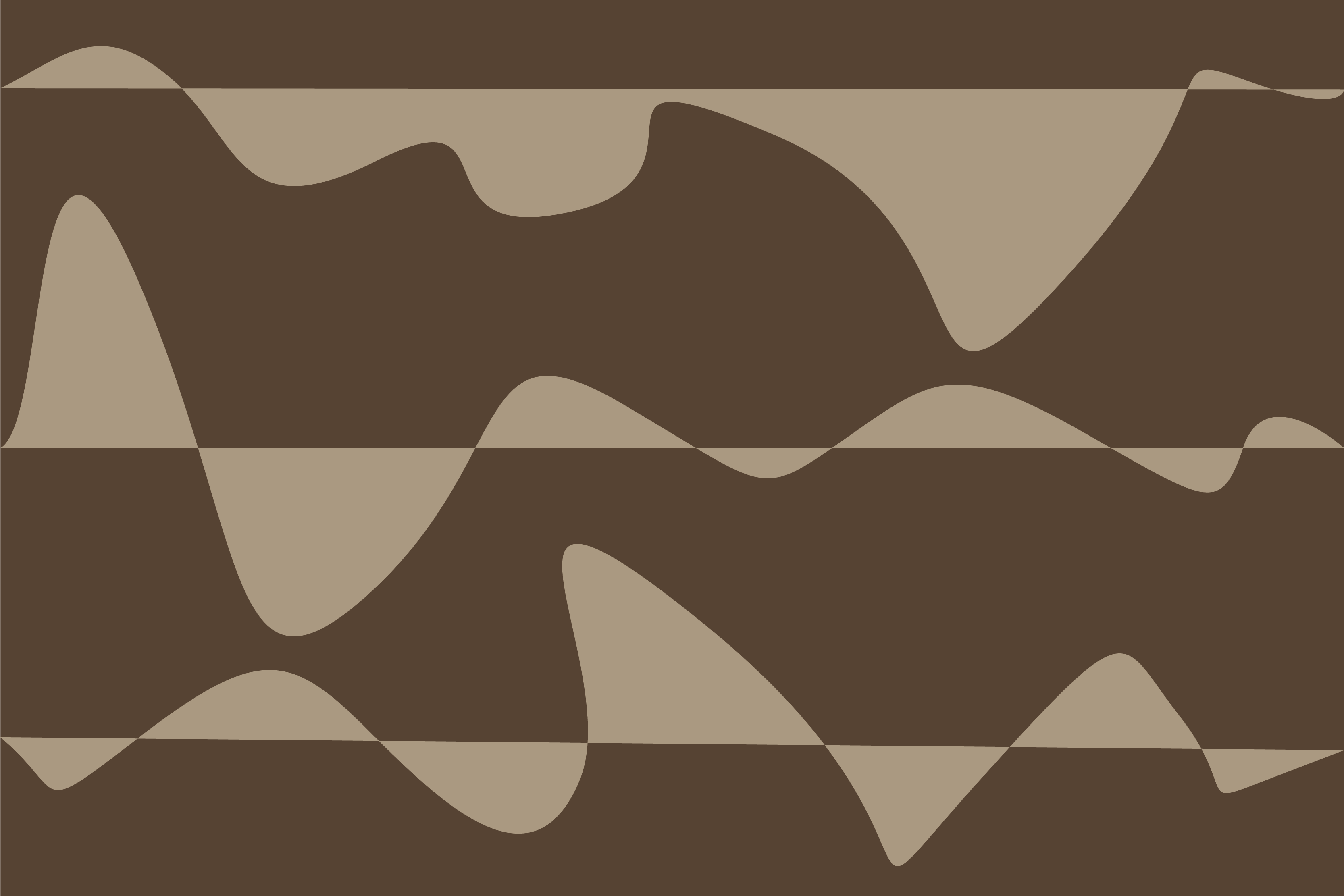 Abstract brown pattern kitchen vinyl rug - TenStickers