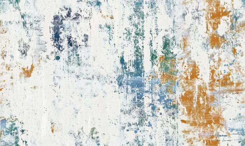 Abstract textured design dining room vinyl rug - TenStickers