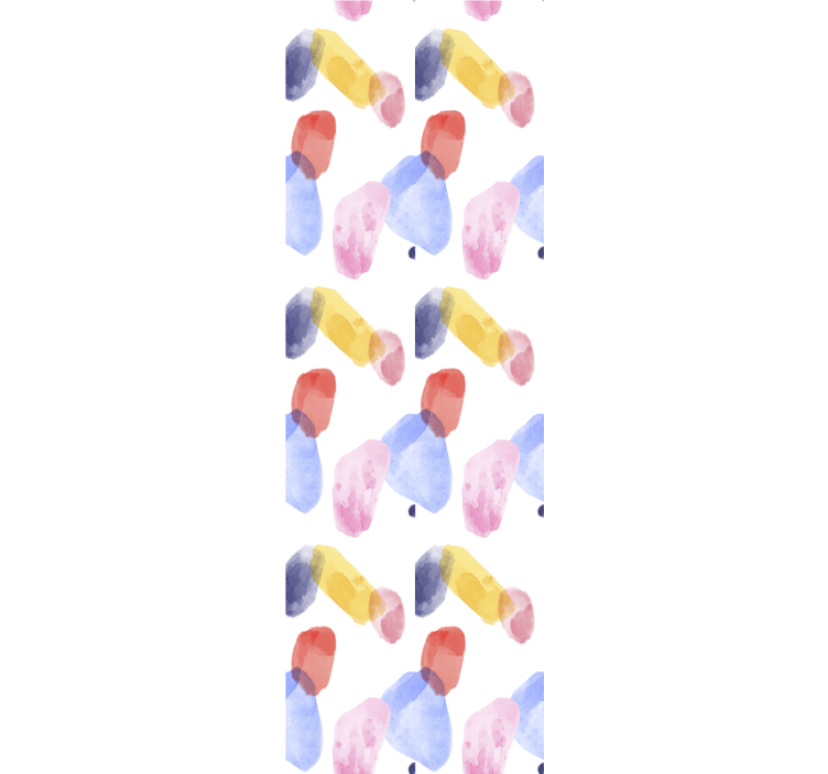 Soft colour patterns abstract wallpaper - TenStickers