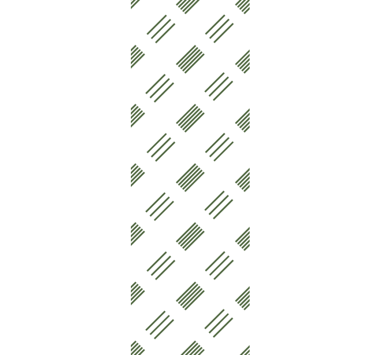 Green and white modern design contemporary wallpaper - TenStickers