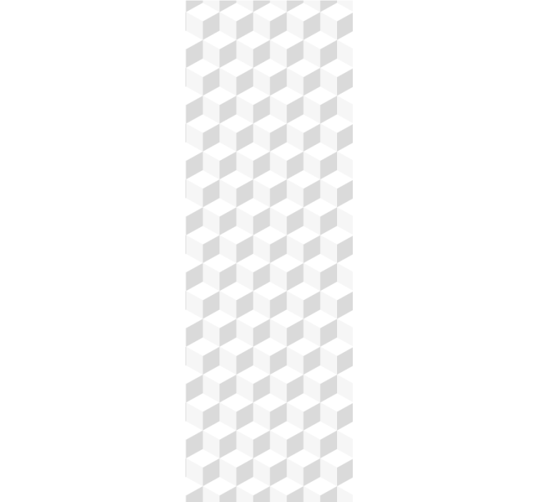 Cubical Texture geometric wallpaper - TenStickers