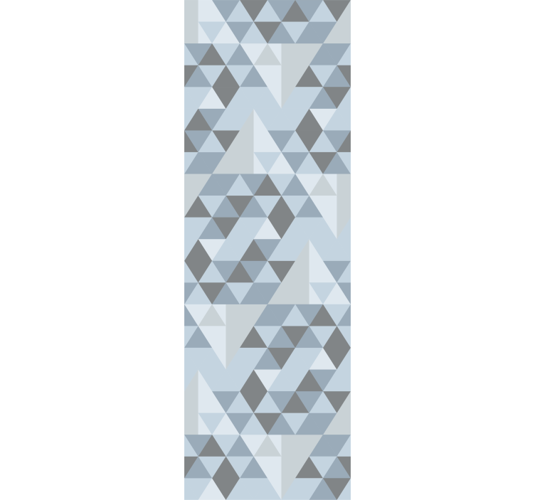 Geometric gradient triangles wallpaper - TenStickers