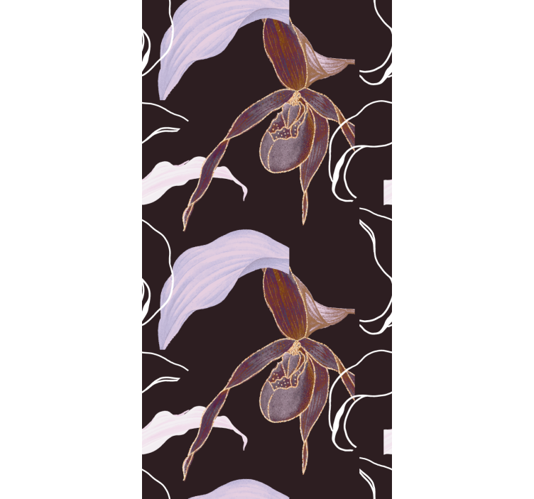 Elegant Orchid Arrangement floral wallpaper - TenStickers
