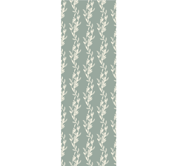 Delicate Vine Design floral wallpaper - TenStickers