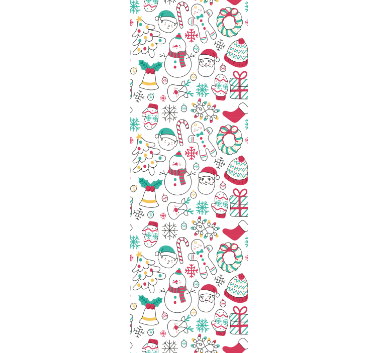 Festive Winter Moments holiday christmas wallpaper - TenStickers